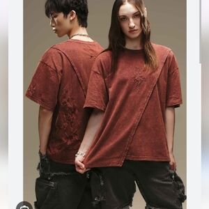 Foreign Resource Embroidered Vines T-Shirt Unisex